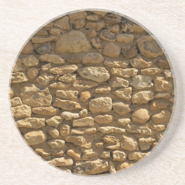 Rustikale Steinmauer Untersetzer (Vorne)