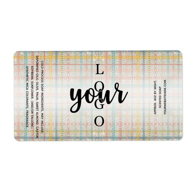 Rustikale Stickerei - Kaltprozess-Seifenbezugsvorl (Vorne)