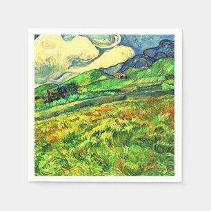 Rustikale, stilvolle Landschaft am Saint Remy Male Serviette