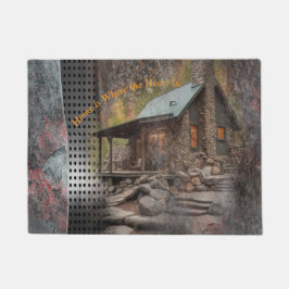 Rustikale Stone-Kabine Fußmatte