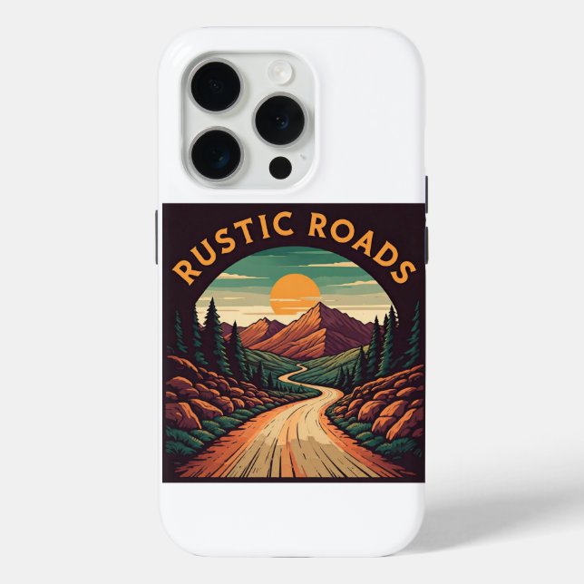 Rustikale Straßen Case-Mate iPhone Hülle (Rückseite)