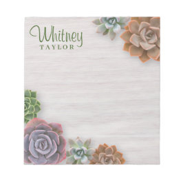 rustikale Sukkulturen Notizblock