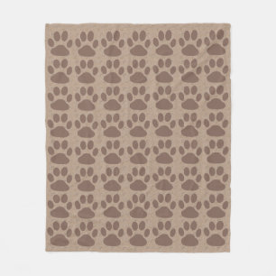 Rustikale Tatzen Fleecedecke