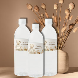 Rustikale Teddy Bear Floral Baby Dusche