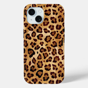 Rustikale Textur Leopardrucke Case-Mate iPhone Hülle