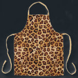Rustikale Textur Leopardrucke Schürze<br><div class="desc">Moderne Leopard Druckhaut in Erdtönen mit rustikaler Textur. Ein einzigartiges,  stilvolles Design für Tierdruckmode,  das immer im Stil ist.</div>
