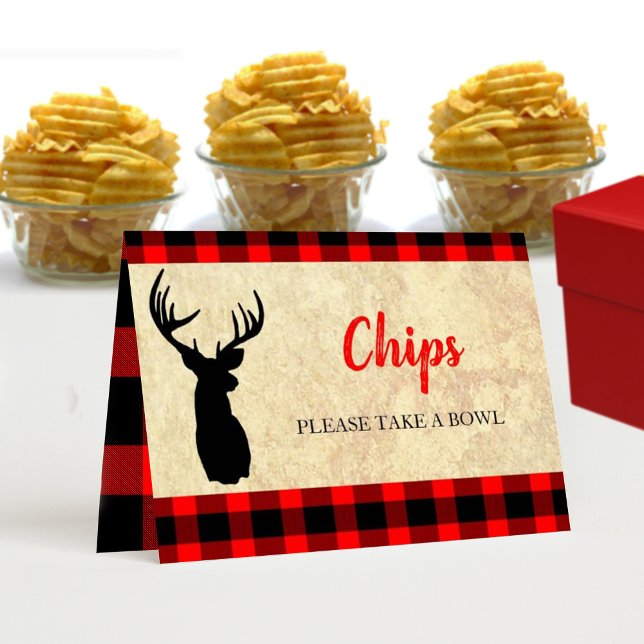 Rustikale Tischnummern für die Jagd auf Buffets (Von Creator hochgeladen)