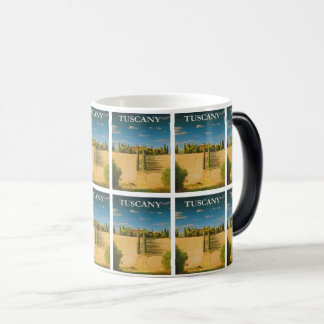 Rustikale Toskana - Vintage Landschaft Charme Verwandlungstasse