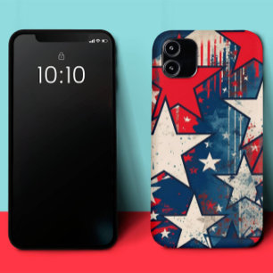 Rustikale US Flagge Patriotic iPhone Case