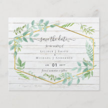 Rustikale Vegetation auf Driftwood Budget Wedding