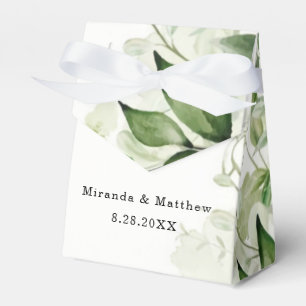 Rustikale Vegetation Weinberg Weißes Hochzeitfest Geschenkschachtel