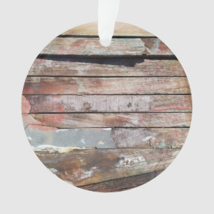 Rustikale verwitterte Segelboot-Holzbretter Nautil Ornament