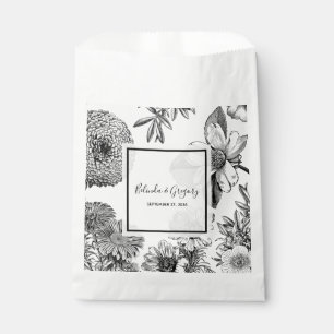 Rustikale Vintage Blume Hochzeit Geschenktütchen