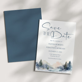 Rustikale Waldhochzeit Save The Date