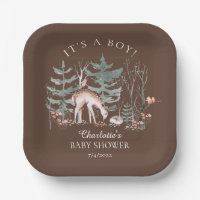 Rustikale Waldtiere Kinderdusche