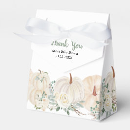 Rustikale Wasserfarbe Pumpkin Greenery Baby Dusche Geschenkschachtel