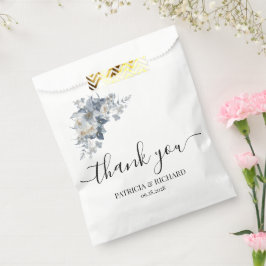 rustikale Wasserfarben-Illustration einer Blume  Geschenktütchen