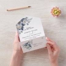 rustikale Wasserfarben-Illustration einer Blüten-