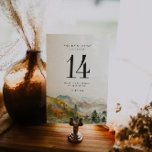 Rustikale Wasserfarbengebirge Hochzeitgebirge Tisc Postkarte<br><div class="desc">Tischnummern verbessern das Aussehen Ihrer Tischdecke und legen die Touch auf Ihren besonderen Tag. Personalisierter Textdruck der Namen oder Zahlen Ihrer Tabellen. Der doppelseitige Druck ist im Preis inbegriffen. Fügen Sie diesem Design Ihre benutzerdefinierte Formulierung hinzu, indem Sie die "Diese Vorlage bearbeiten"-Felder auf der rechten Seite des Elements verwenden, oder...</div>