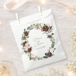 Rustikale Wasserfarbengeometrische Hochzeit Geschenktütchen