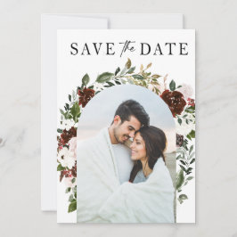 Rustikale Wasserfarbengeometrische Hochzeit Save The Date