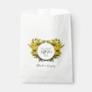 Rustikale Wattle Acacia Wedding Geschenktütchen
