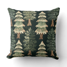 Rustikale Weihnachten Evergreen Trees