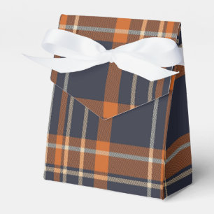 Rustikale Weihnachten/Winter kariert Geschenkschachtel
