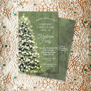 Rustikale Weihnachtsbaum Grüne Gesellschaft Feiert