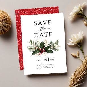 Rustikale Weihnachtsfeier Save The Date