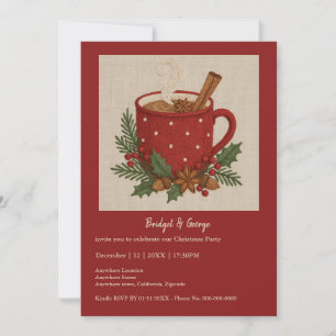 Rustikale Weihnachtskakao-Tasse Cinnamon Party
