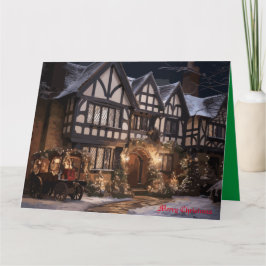 Rustikale Weihnachtsmagie Karte