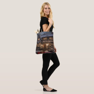 Rustikale Weihnachtsmagie Tasche