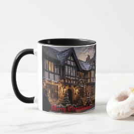 Rustikale Weihnachtsmagie Tasse