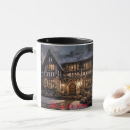 Rustikale Weihnachtsmagie Tasse