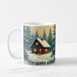 Rustikale Weihnachtstasse Ferienhaus Kaffeetasse