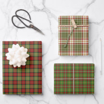 Rustikale Weihnachtsvariante Kariert