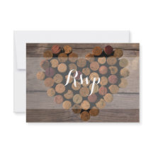 Rustikale Weinkarte RSVP