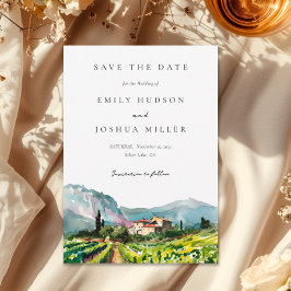 Rustikale Weinkellerei Hochzeit Save The Date