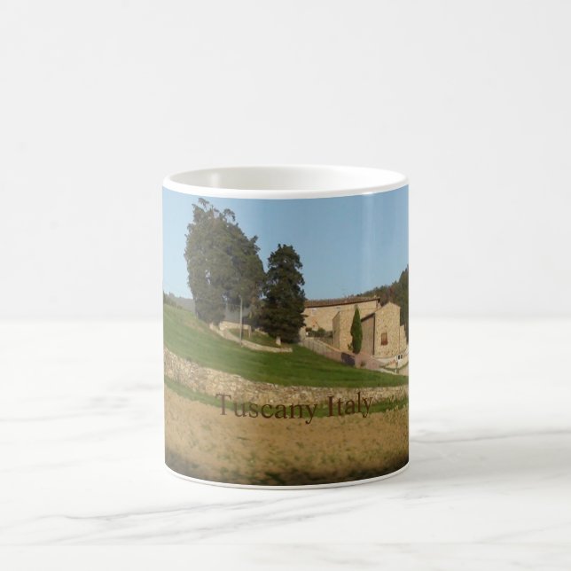 Rustikale Weinkellerei Toskana Italien Braun- und  Kaffeetasse (Mittel)