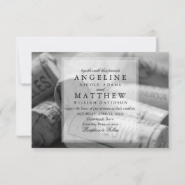 Rustikale Weinkultur Weinberg Einladung