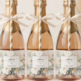 Rustikale weiße Blüten jubeln Hochzeit