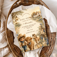 Rustikale Western-Boho-Baby-Party für Jungen