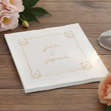 Rustikale Western-Hufeisen-Hochzeit mit Namen und 