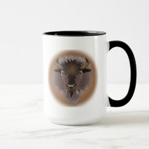 Rustikale Western Plains Bison Tasse