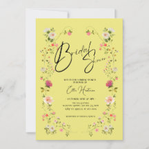 Rustikale Wildblume Bridal Bash