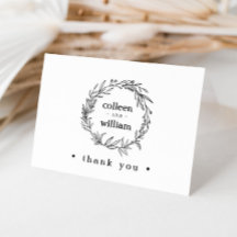 Rustikale Wildblume Folk Floral Wedding Vielen Dan