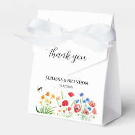 Rustikale Wildblume Garden Spring Wasserfarbenhoch Geschenkschachtel