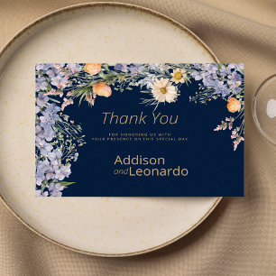 Rustikale Wildblume Land Blume Danke Einladung