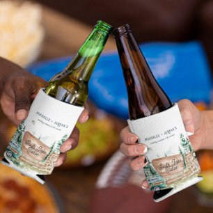 Rustikale Wildblume   Nationalpark Wedding Dosenkühler